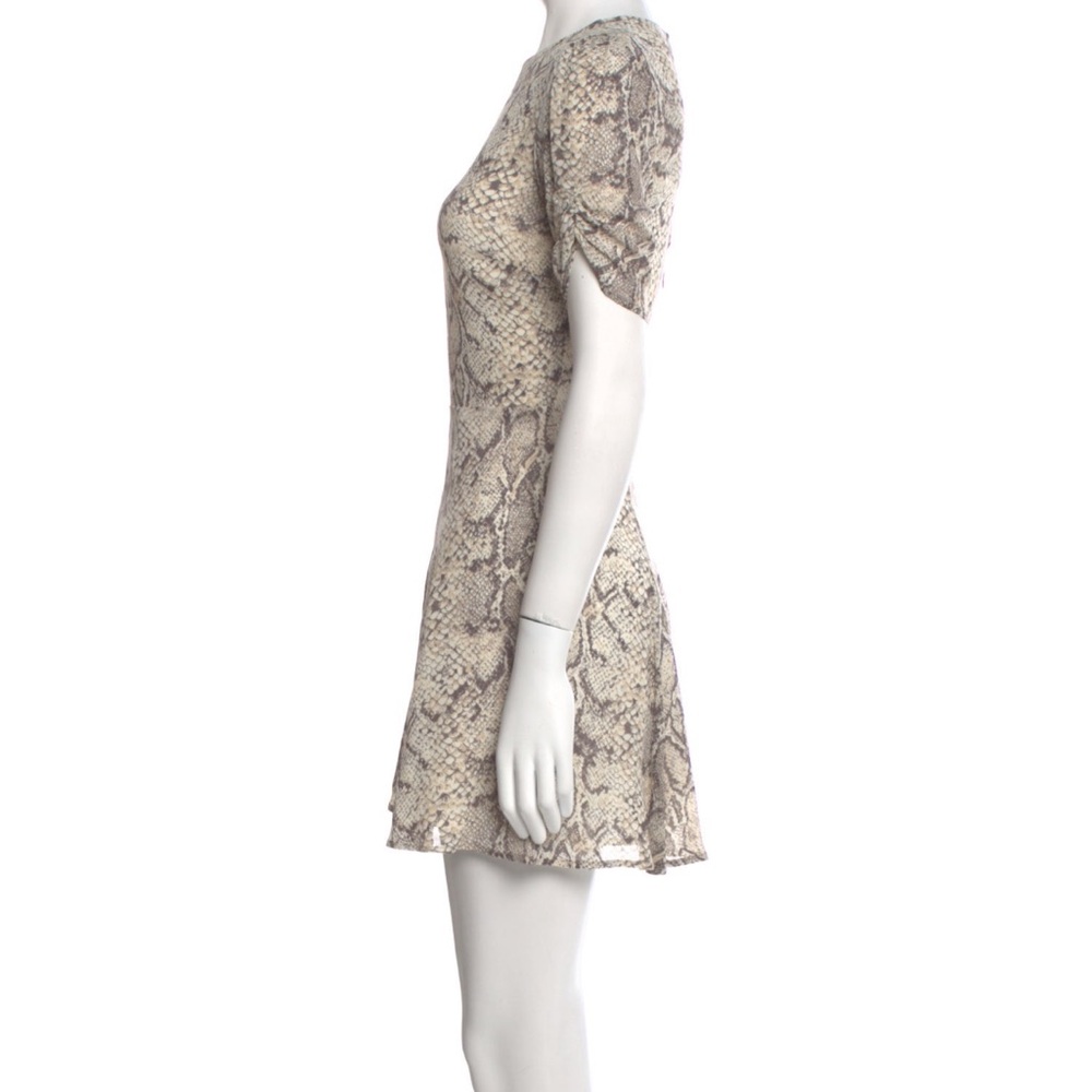 Reformation Hourglass Python Snake Print Dress - image 2